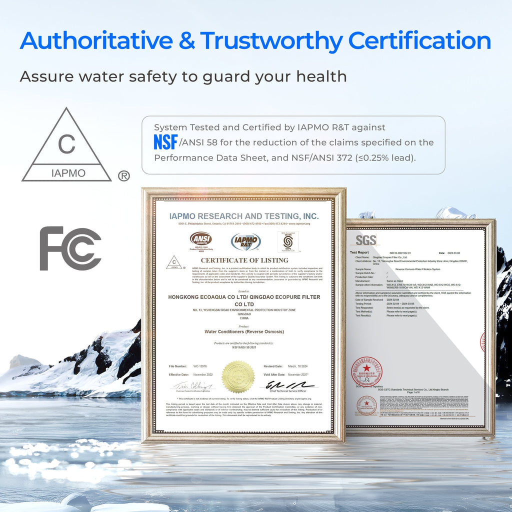 Waterdrop X12 Alkaline Reverse Osmosis System with Replacement Filter Combo