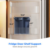 Compact Electric Water Filter Pitcher ED02, 200-Gallon Filter for Fridge