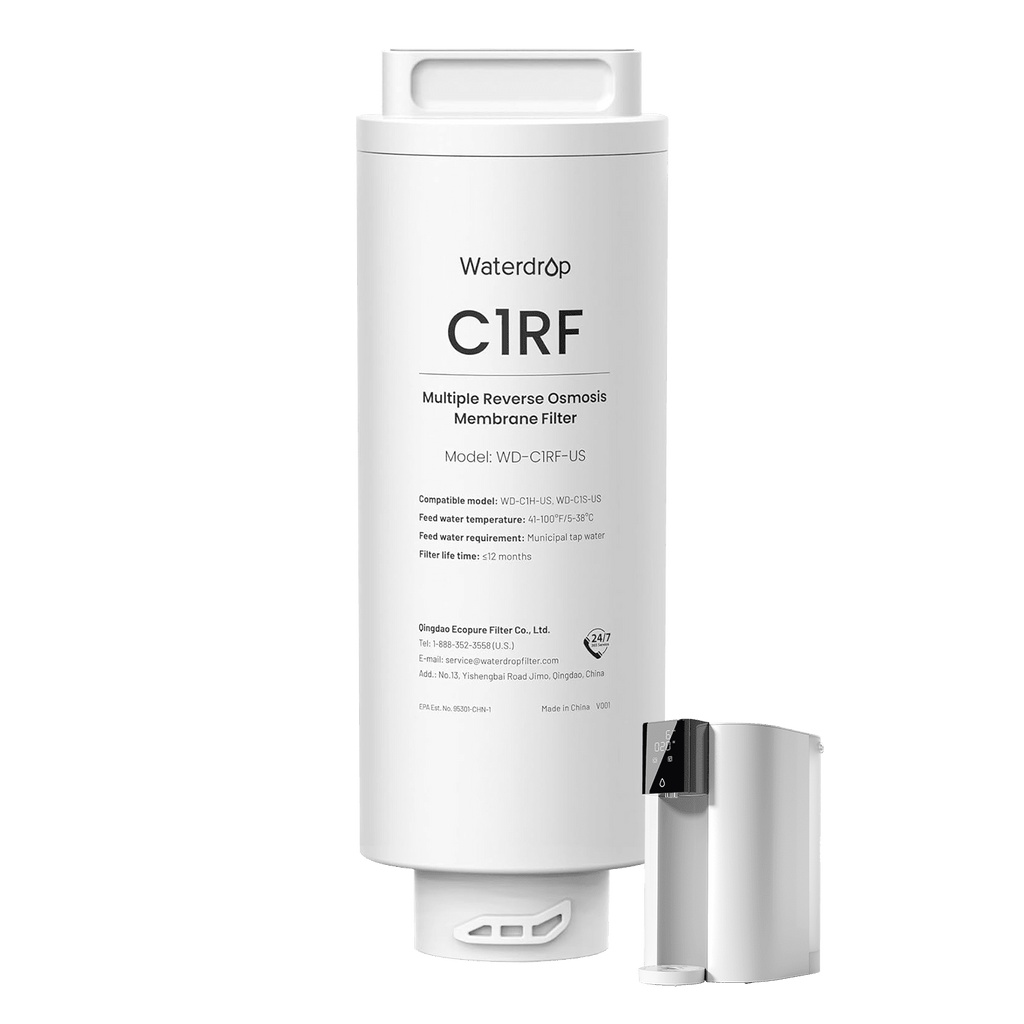 WD-C1RF Filter for Waterdrop C1H Reverse Osmosis System, 2-YEAR COMBO