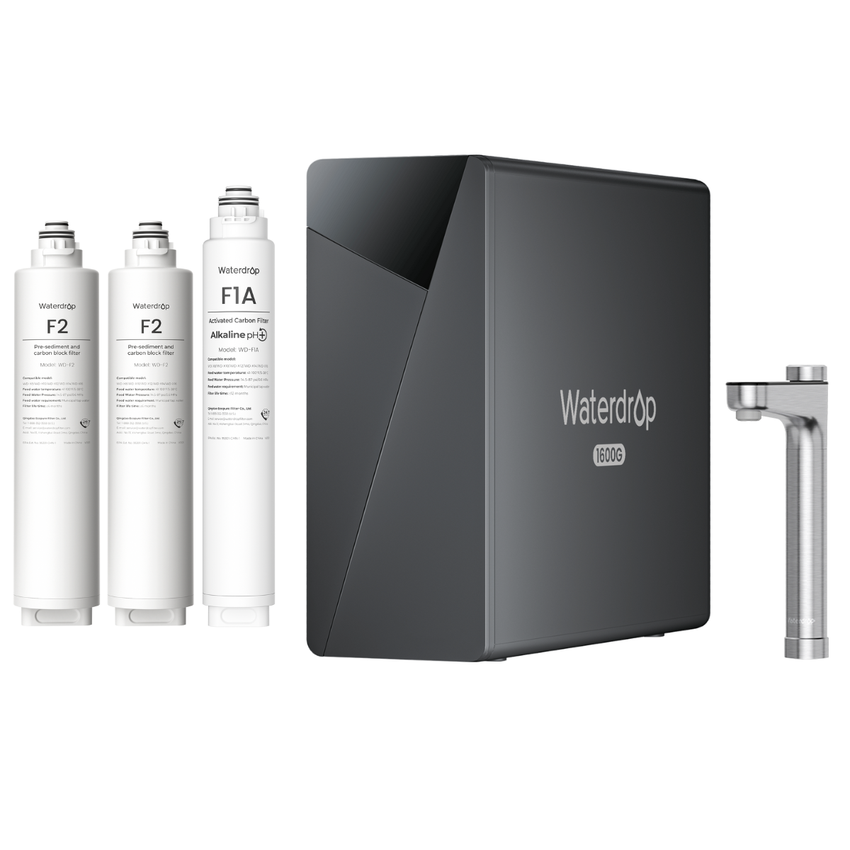 Waterdrop X16 Reverse Osmosis System Replacement Filter Combo