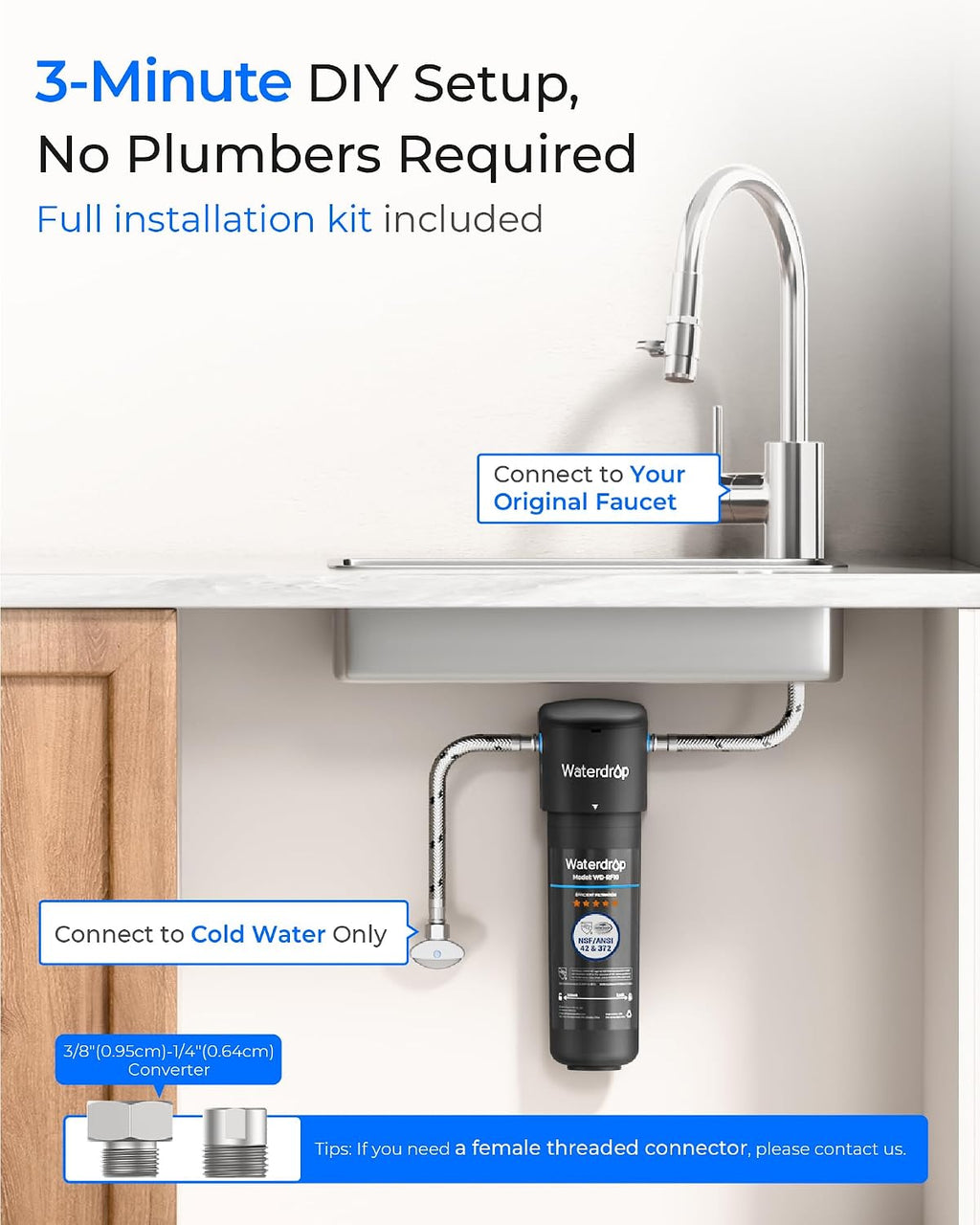 Under Sink Water Filter | Direct Connect Filtration System UA