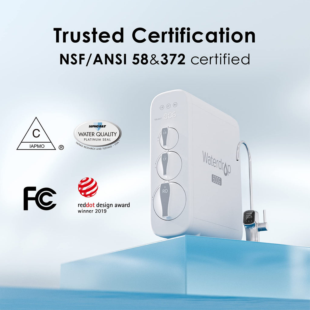 G3P600 Tankless RO System Combo Set - Waterdrop G3P600