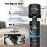 0.01 μm Ultra Filtration UnderSink Water Filter | Direct Connect Filtration System
