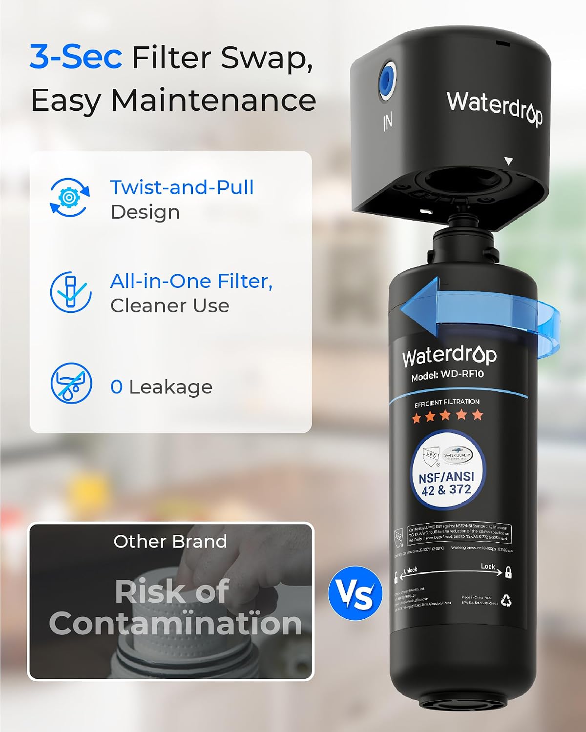 Under Sink Water Filter | Direct Connect Filtration System UA