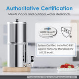 Waterdrop 2.25-gallon King Tank Gravity Water Filter System, Without Stand