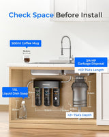3-stage Under Counter Direct Connect Filtration System Waterdrop TSA