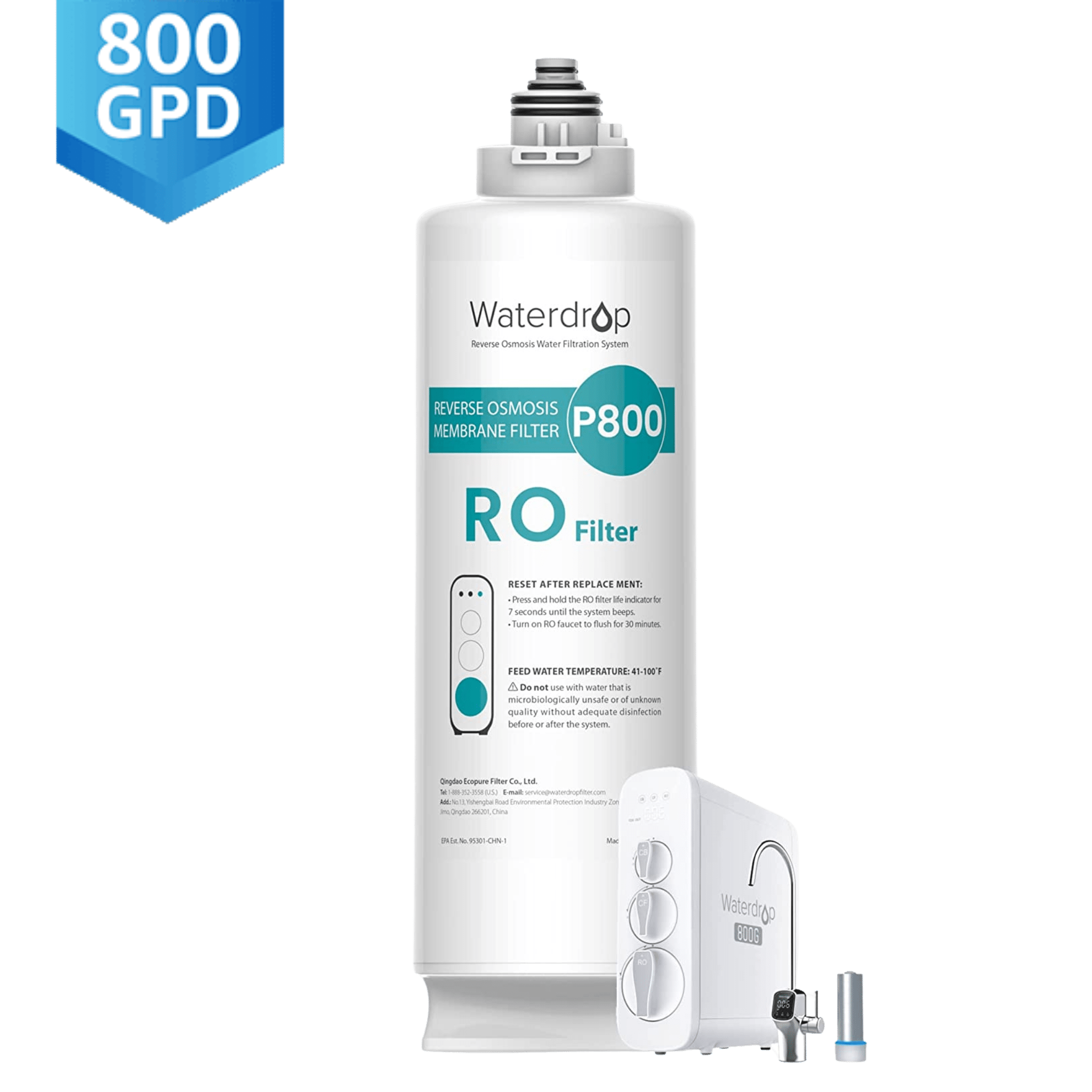 WD G3P800 N2RO Filter G3P800 Reverse Osmosis Systems 800GPD