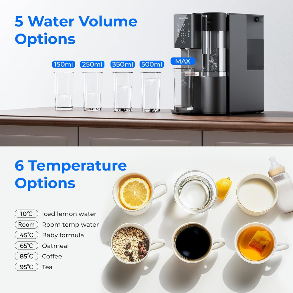 Waterdrop Reverse Osmosis Hot Cold Water Dispenser,  A2