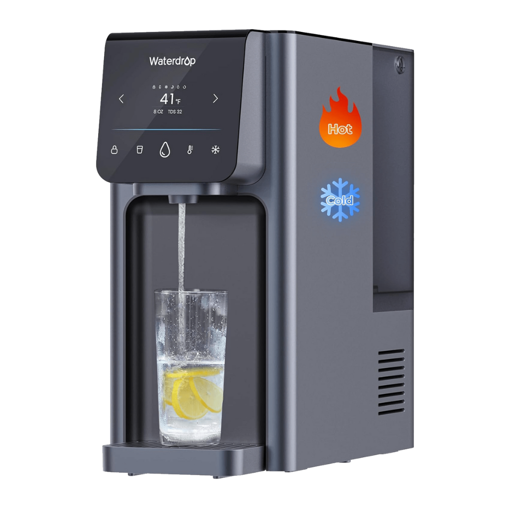 Waterdrop A1 Reverse Osmosis Hot Cold Water Dispenser with CF Replacement Filter Combo