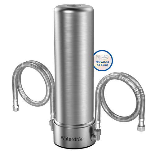 5+1 Stage Stainless Steel Direct Connect Under Sink Water Filter AS13（𝐍𝐨 𝐃𝐫𝐢𝐥𝐥𝐢𝐧𝐠 𝐑𝐞𝐪𝐮𝐢𝐫𝐞𝐝）