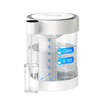 WD-ED10TW 0 TDS Lead-Free Glass Water Filter Dispenser