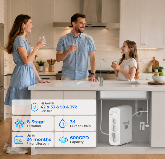 Waterdrop 600 GPD Fast Flow Reverse Osmosis System G3P600