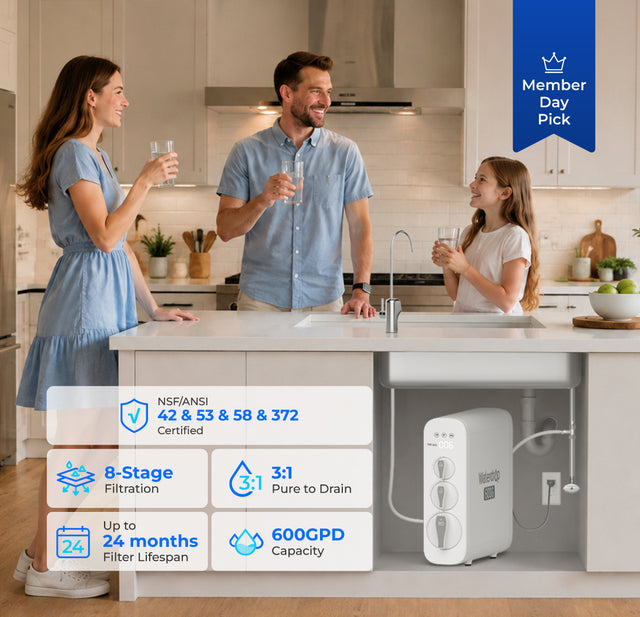 Waterdrop 600 GPD Fast Flow Reverse Osmosis System G3P600