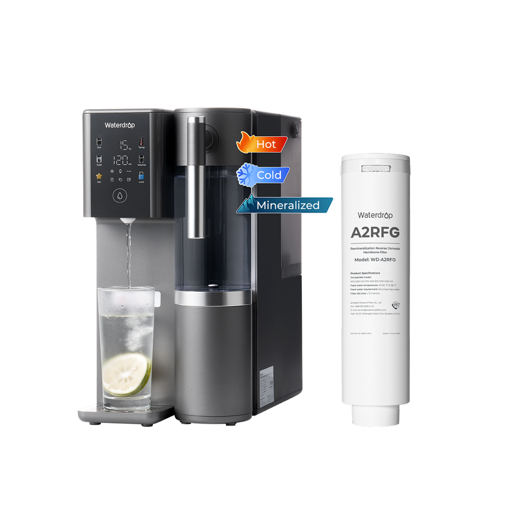 A2 Remineralization Bundle Hot Cold RO Water Dispenser