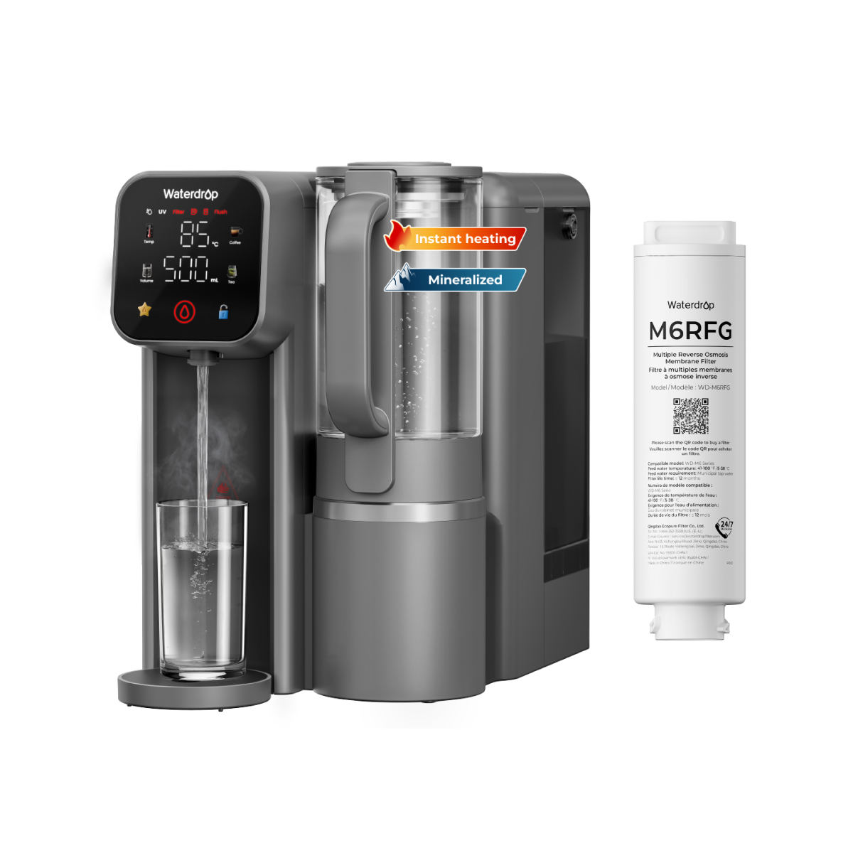 Waterdrop M6HG Premium Complete 2-Year Pure Water Bundle