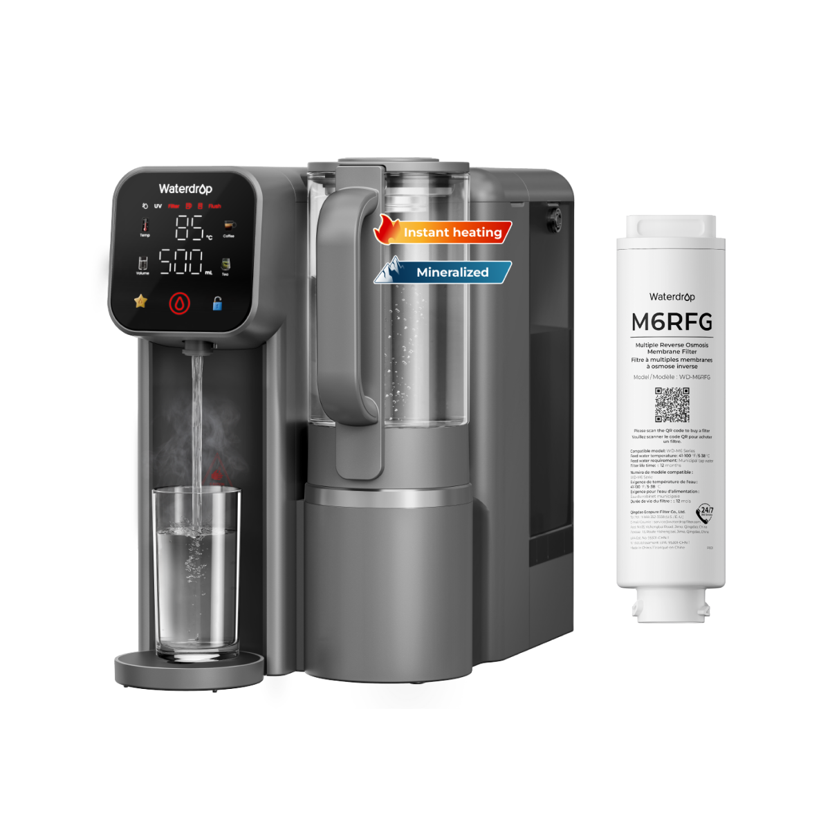 Waterdrop M6HG Premium Complete 2-Year Pure Water Bundle