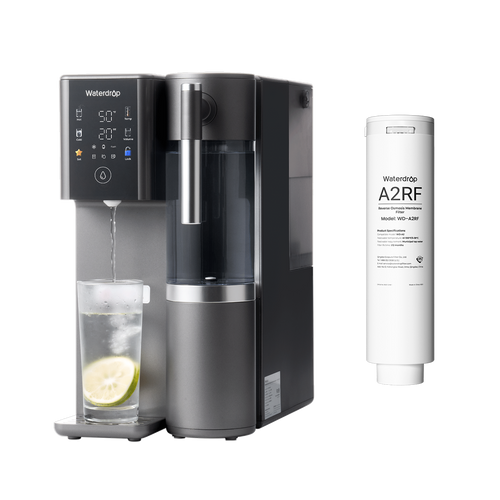Waterdrop A2 Reverse Osmosis Hot Cold Water Dispenser with Replacement Filter Combo
