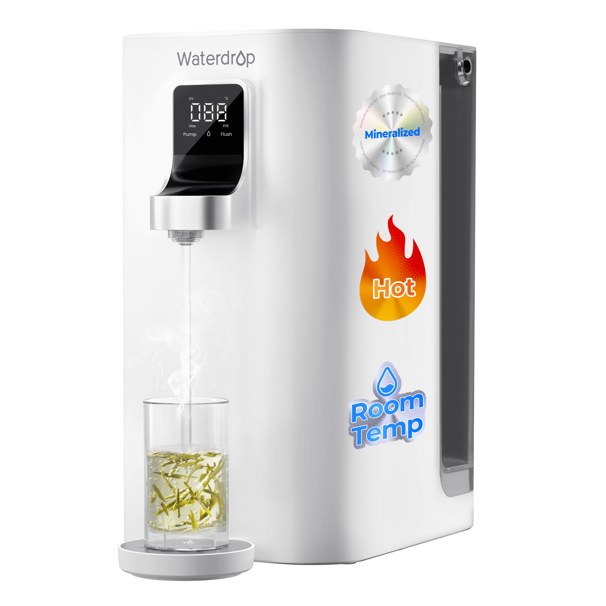 Waterdrop K19 HG Alkaline Instant Hot Water Reverse Osmosis System