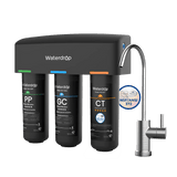 3-stage Under Counter Water Filter System with Dedicated Faucet Waterdrop TSB