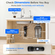 Waterdrop UB Undersink Water Filtration System With Dedicated Faucet