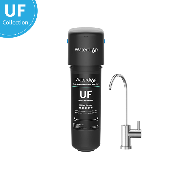 Waterdrop 0.01μm Ultra Undersink Filtration Water Filter System With Dedicated Faucet