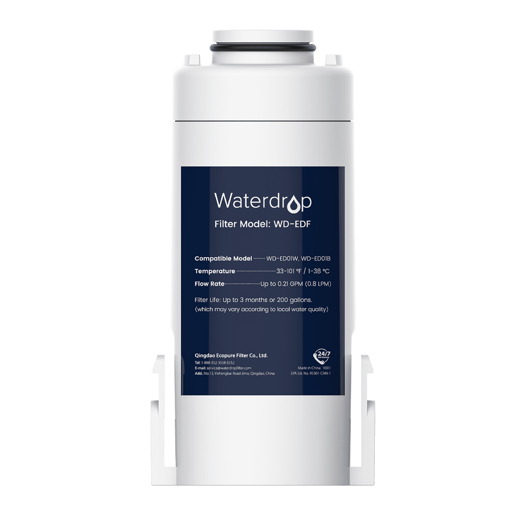 Waterdrop WD-EDF Replacement Filters for Waterdrop Instant Water Filter Pithcer, WD-ED01W, WD-ED01B