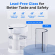 WD-ED10TW 0 TDS Lead-Free Glass Water Filter Dispenser