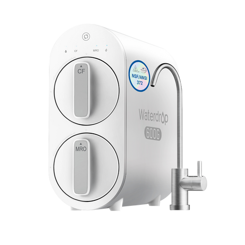 Waterdrop G2P600 Tankless RO Water Filtration System – 600 GPD Fast Flow for Home Use