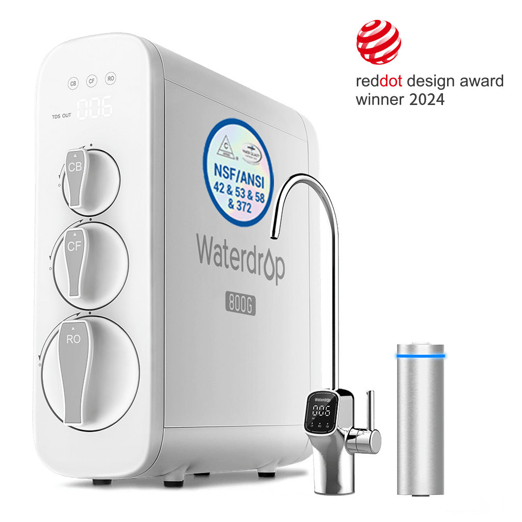 Waterdrop 800 GPD Tankless RO System with UV Sterilizing Light G3P800