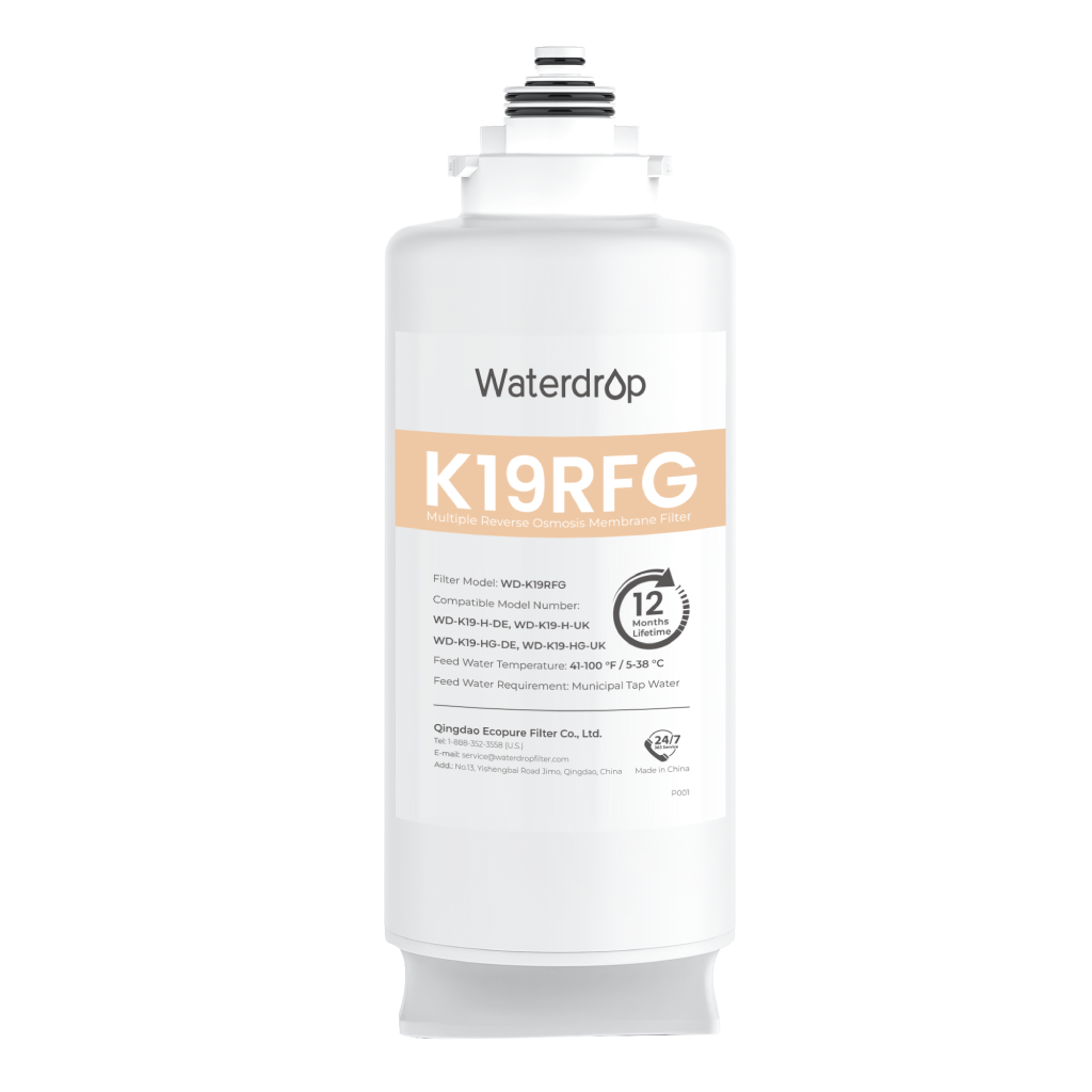WD-K19RFG Filter for Waterdrop K19-HG Countertop Reverse Osmosis System