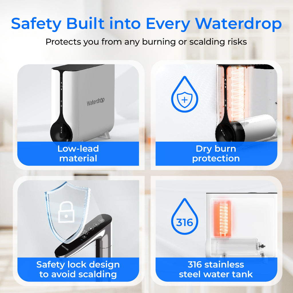 Waterdrop K6 Instant Hot Under Sink RO System