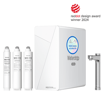 Waterdrop X12 Alkaline Reverse Osmosis System with Replacement Filter Combo
