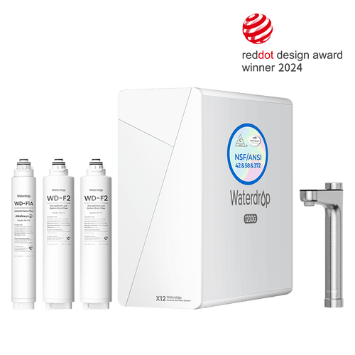 Waterdrop X12 Alkaline Reverse Osmosis System with Replacement Filter Combo