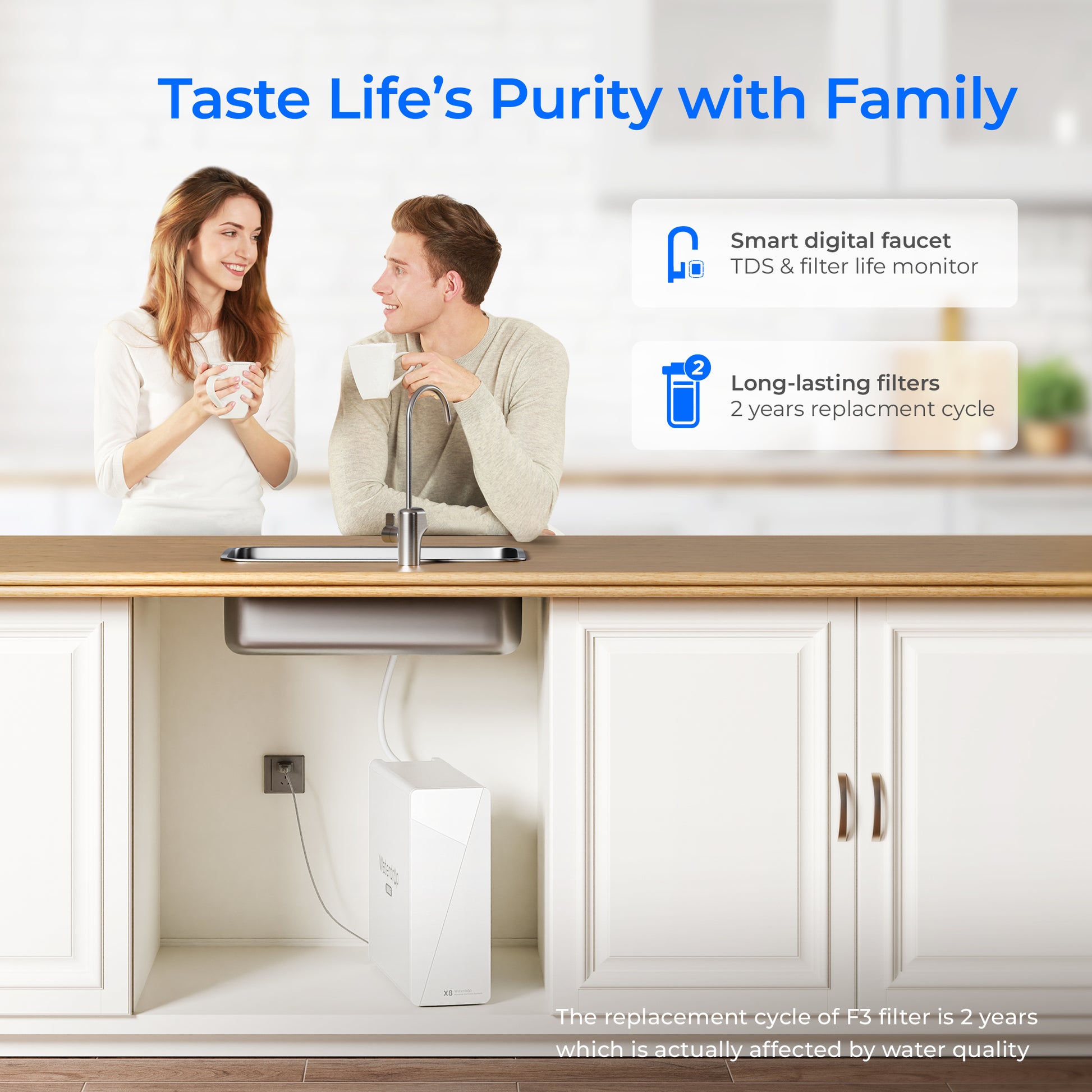 Waterdrop X8 Alkaline RO System with Remineralization