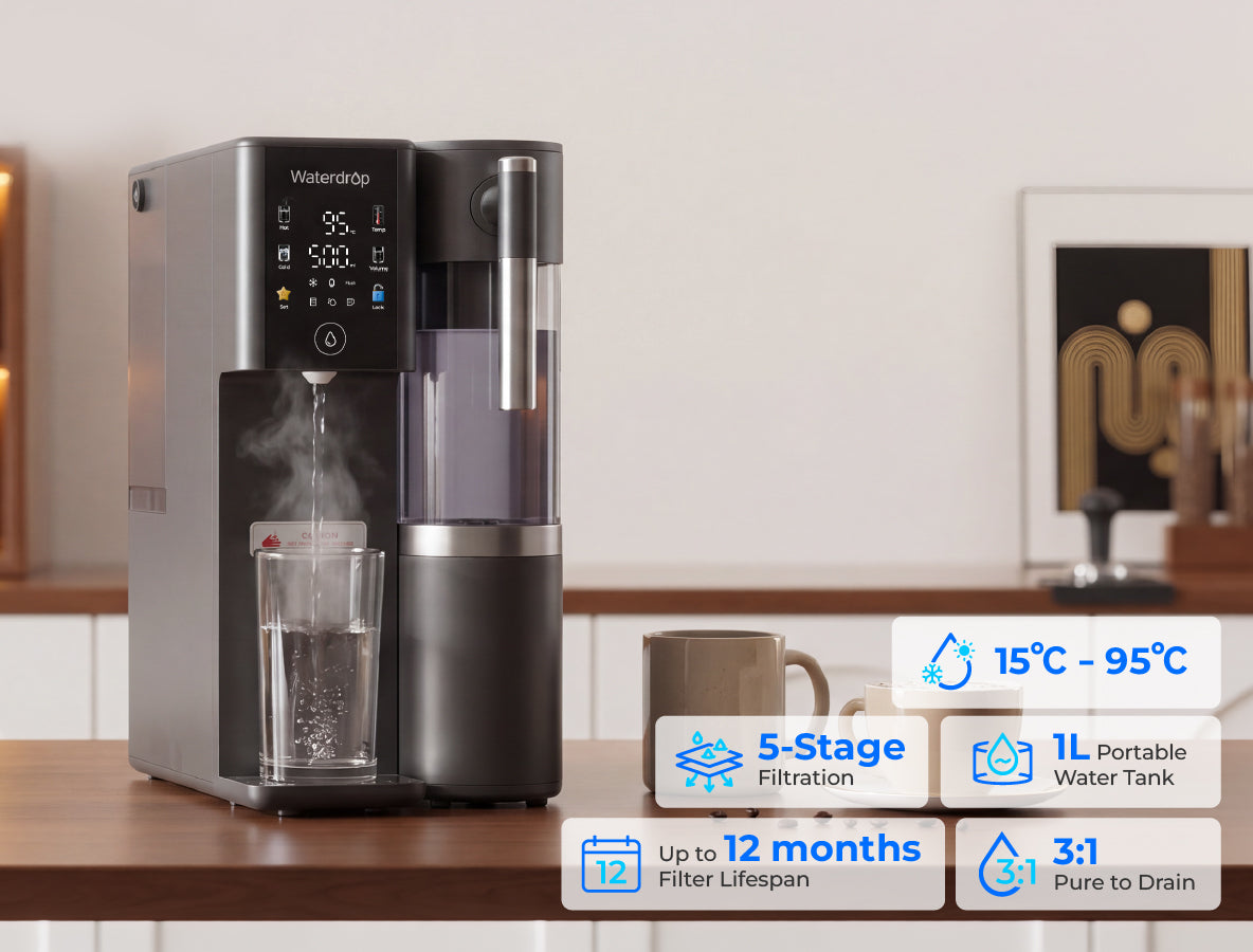 Waterdrop Reverse Osmosis Hot Cold Water Dispenser,  A2