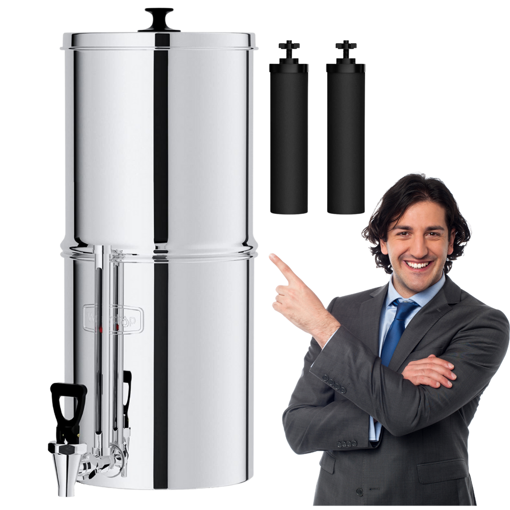Waterdrop 2.25gallon King Tank Gravity Water Filter System, Without S