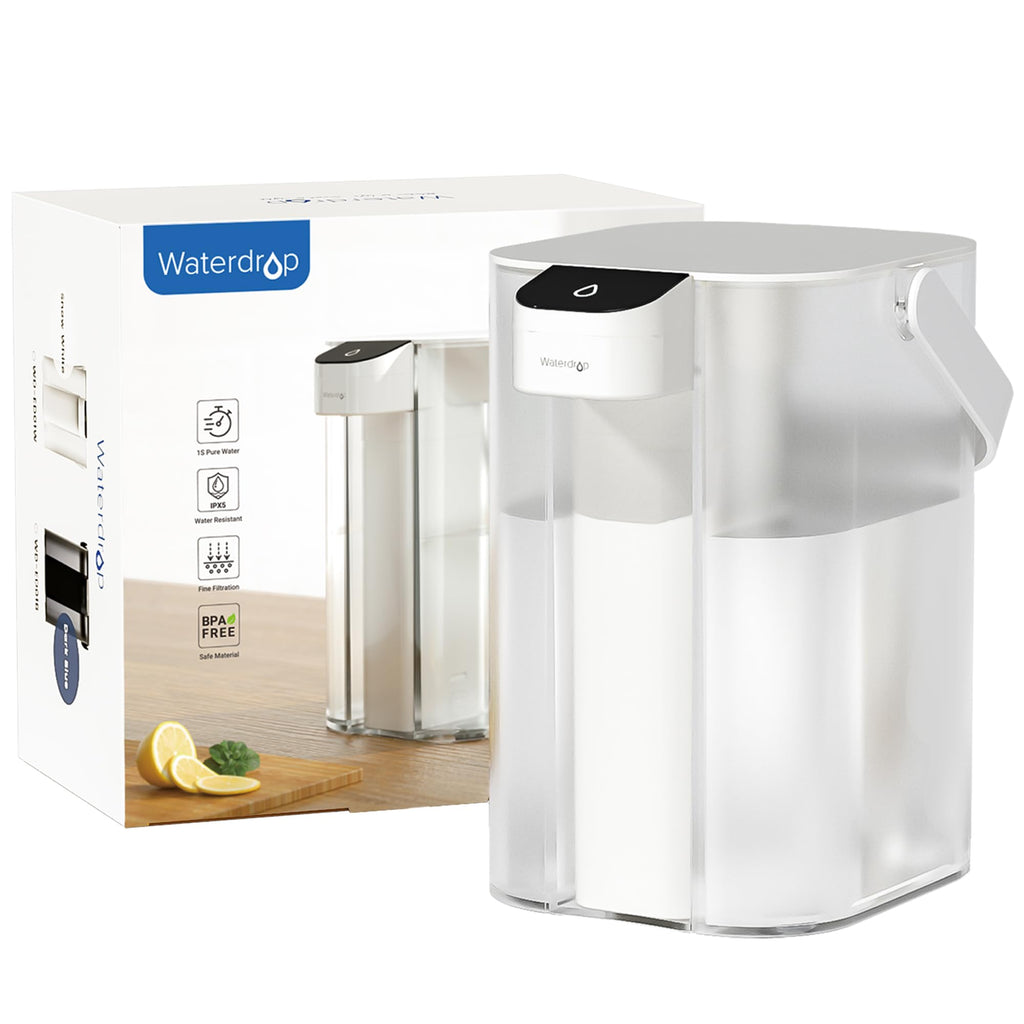 Waterdrop Electric Instant Water Filter Jug, 15-cup (3.5 L)  Filtration Capacity / 3 Months