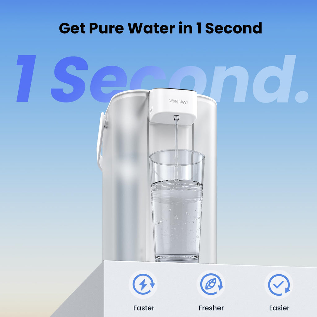 Waterdrop Electric Instant Water Filter Jug, 15-cup (3.5 L)  Filtration Capacity / 3 Months