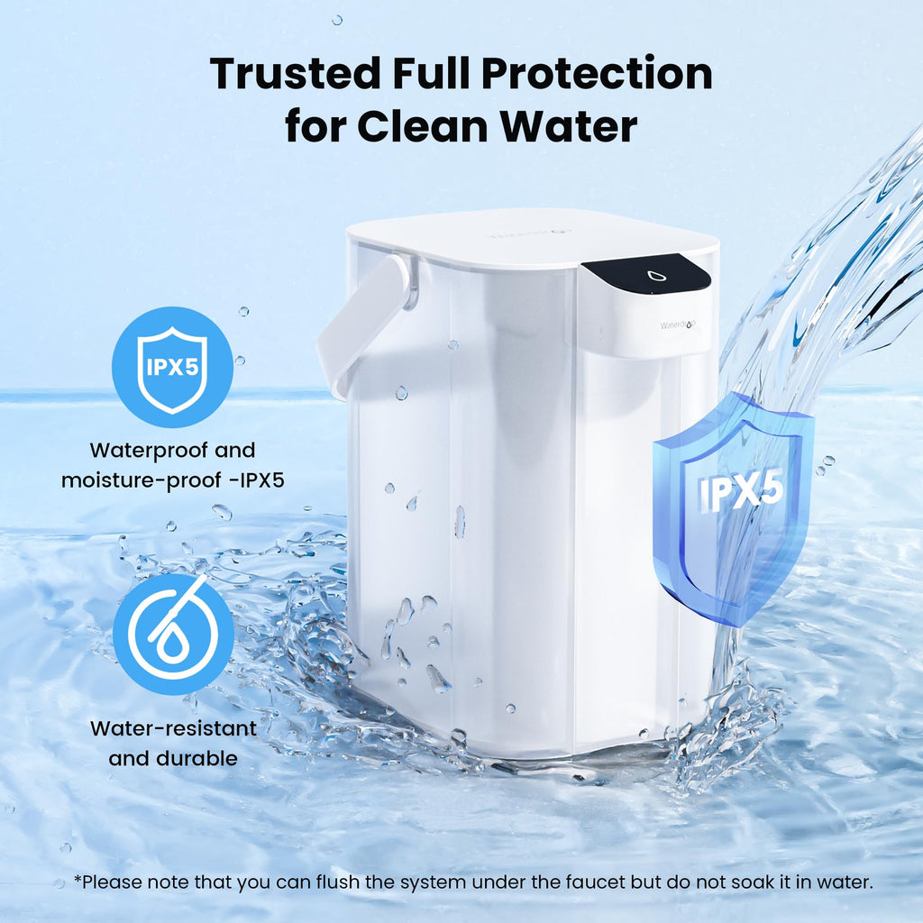 Waterdrop Electric Instant Water Filter Jug, 15-cup (3.5 L)  Filtration Capacity / 3 Months