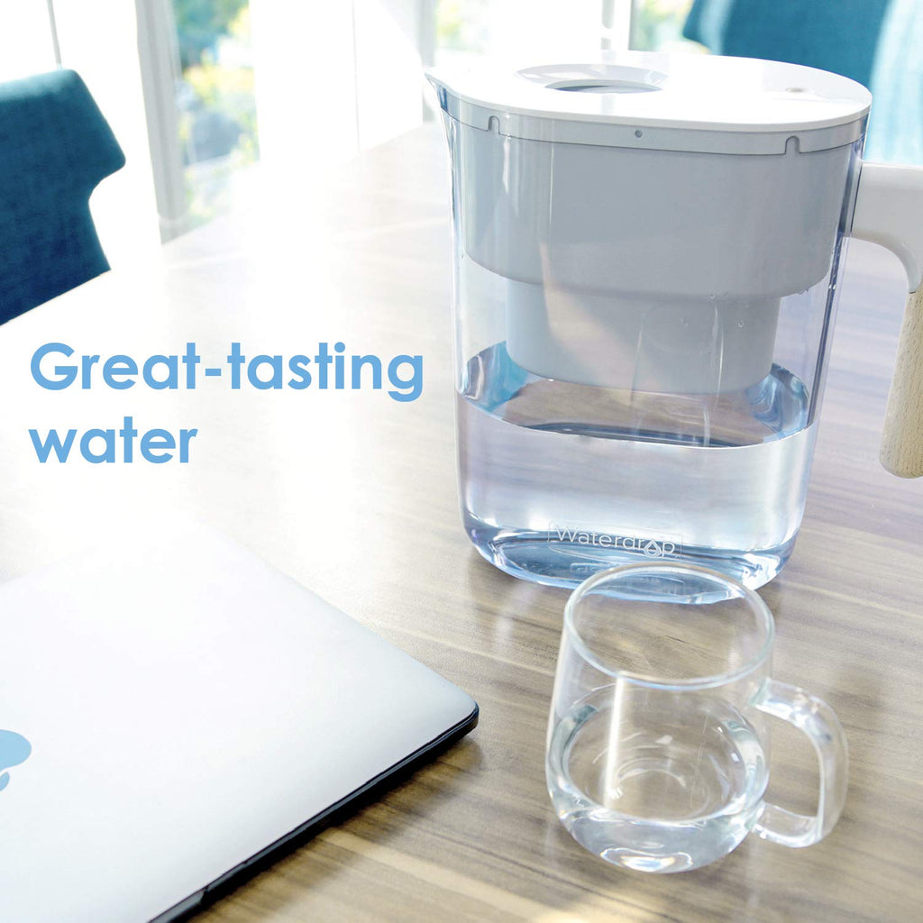 Waterdrop Chubby Water Filter Jugs and Cartridges with 1×90 Days Filter