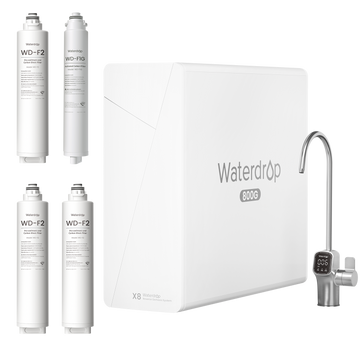 Waterdrop X8 RO System with 2-Year Replacement Filter Combo