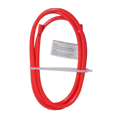Red 1/4" PE tubing