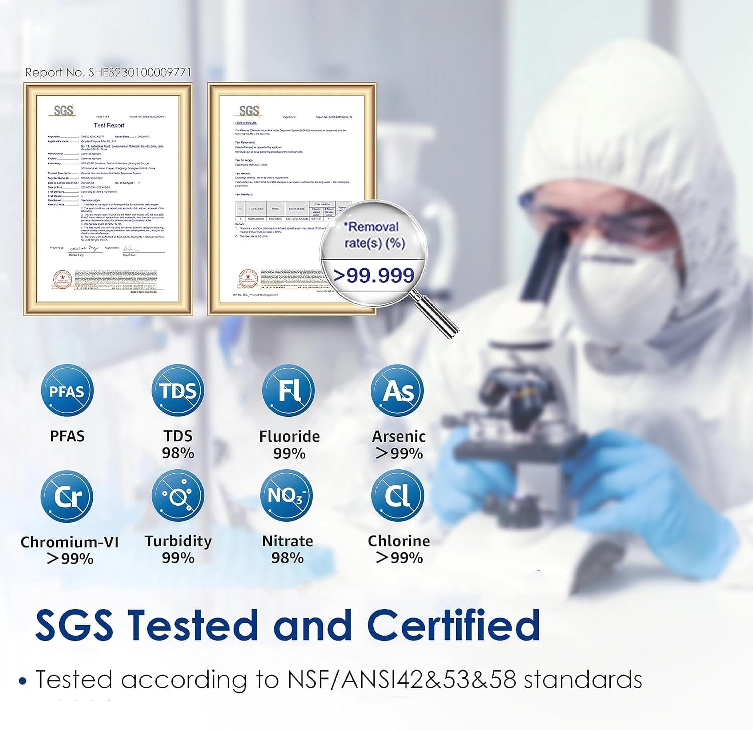 K6 Remineralization RO System Instant Hot Water Dispenser - Waterdrop K6