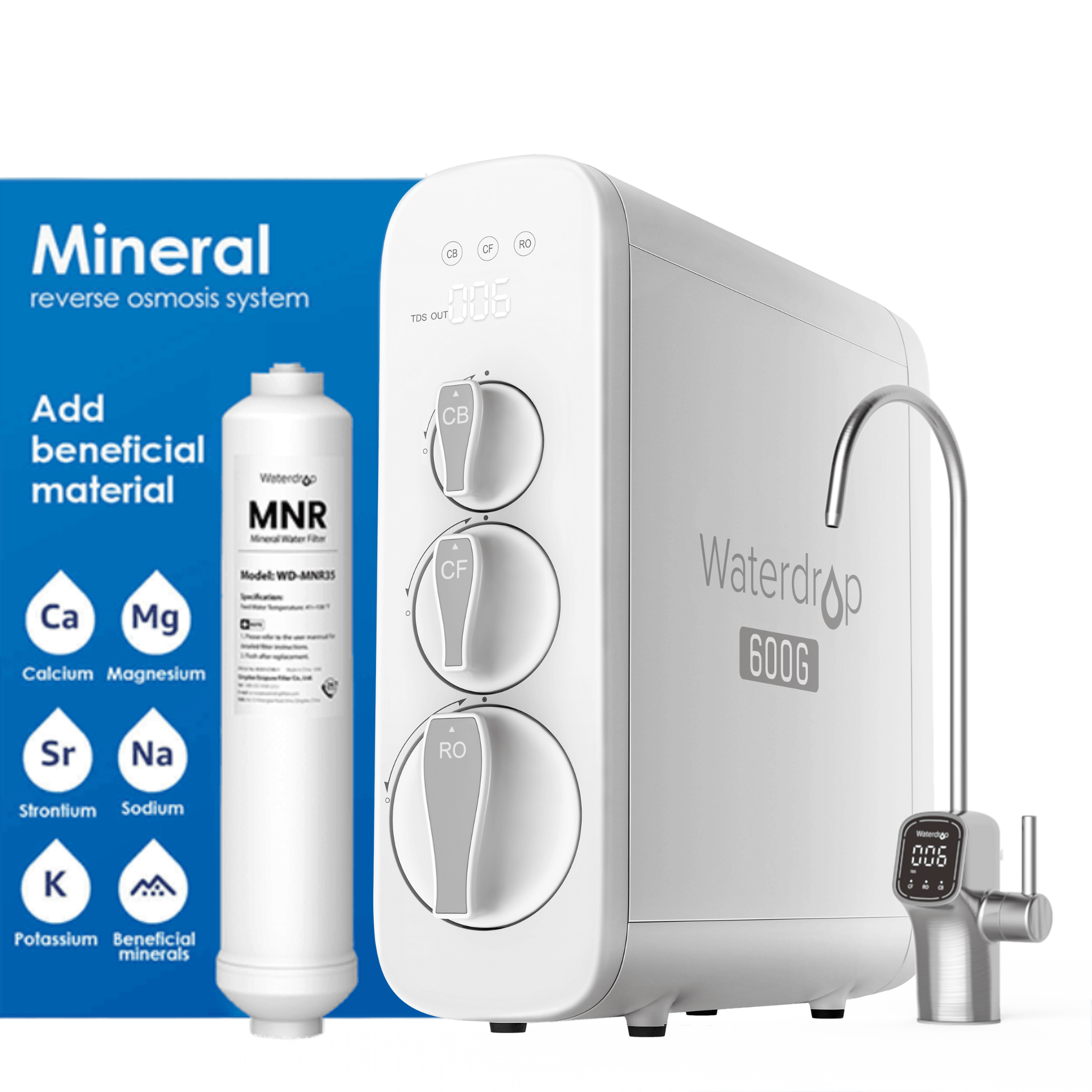 G3P600 Reverse Osmosis System one Mineral Filter