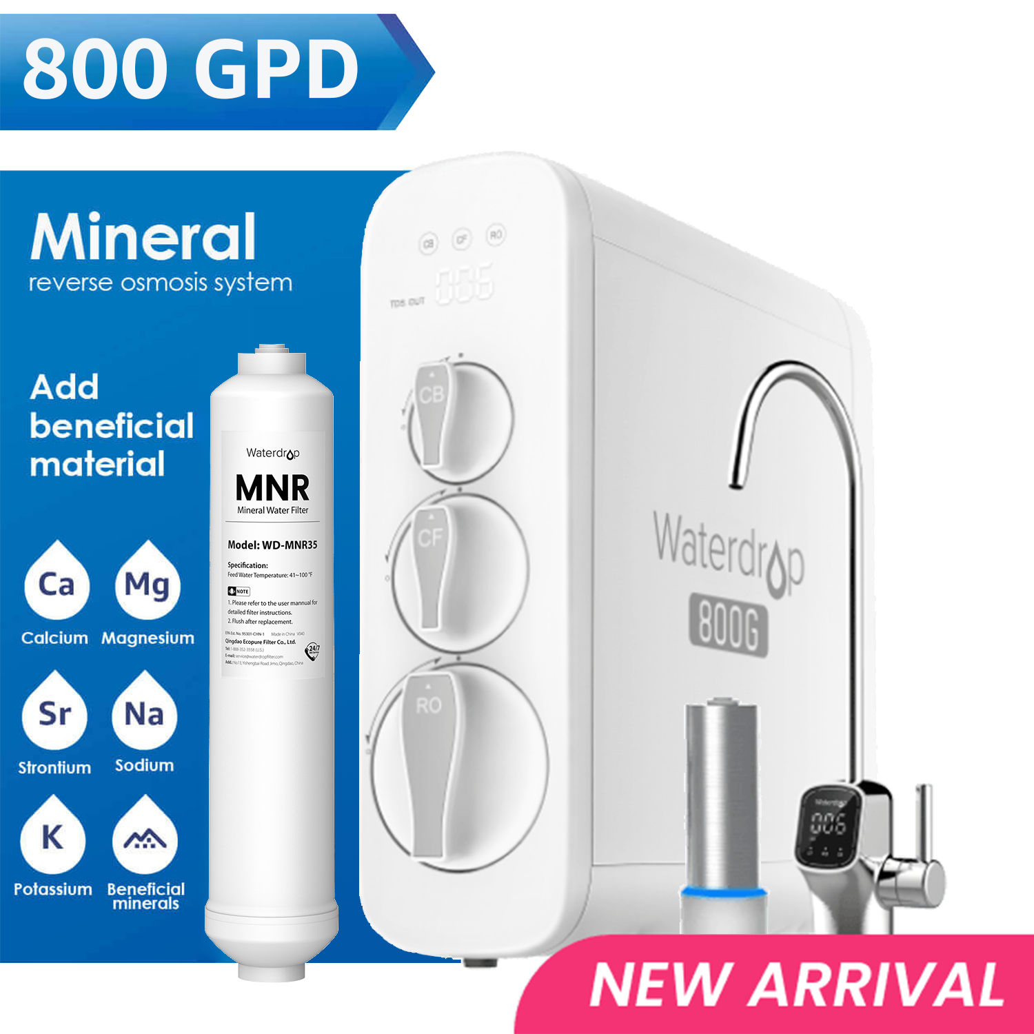 G3P800 Alkaline Reverse Osmosis System