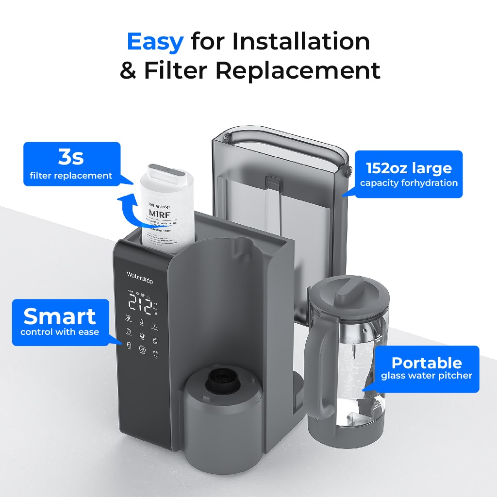 Waterdrop M1 Instant Hot RO Countertop Water Dispenser