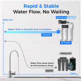 Waterdrop T3-C 450G Reverse Osmosis Water Filters for the Sink