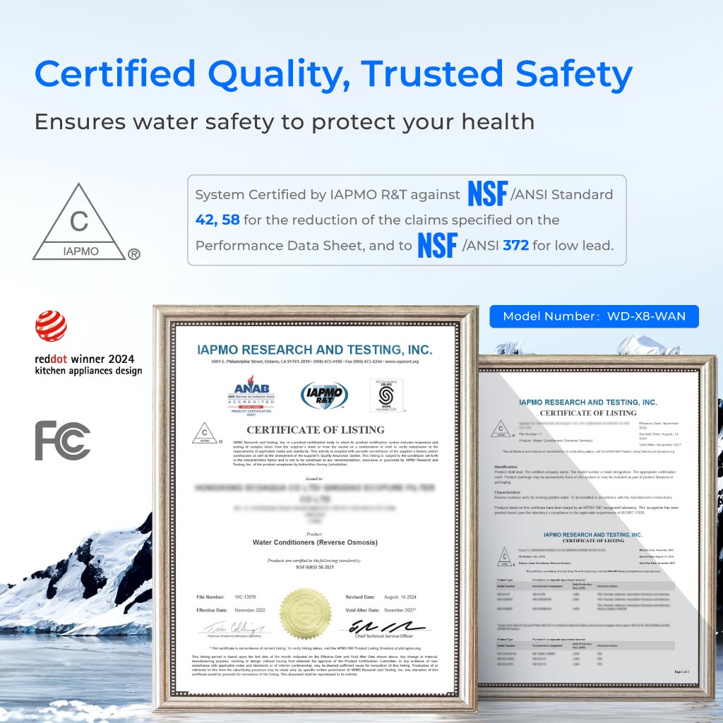 Waterdrop X8 Alkaline RO System with Remineralization
