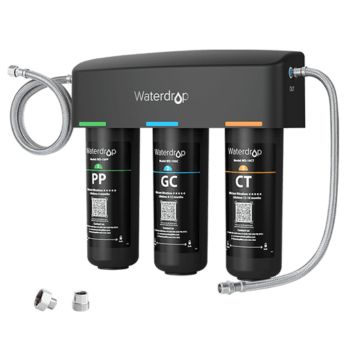 3-stage Under Counter Direct Connect Filtration System Waterdrop TSA