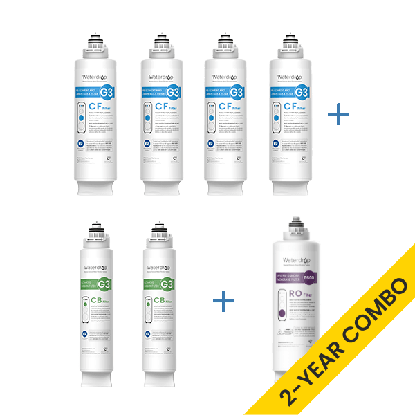 Waterdrop G3P600/G3 RO System Replacement Filters Set
